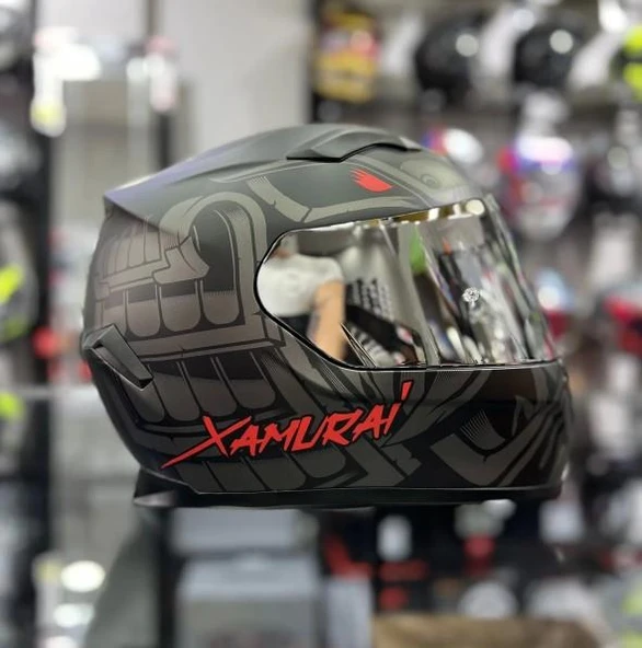 Sway 820 Full Face Aynalı Vizör Kapalı Motosiklet Kaskı L Beden Xamuraı ürün görseli