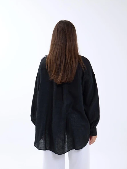 7399 GÖMLEK-SİYAH - Resim 2