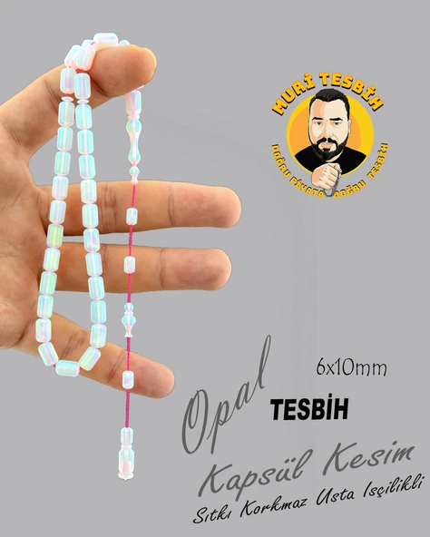 SITKI KORKMAZ OPAL TESBİH KAPSÜL KESİM 6X10 - 1