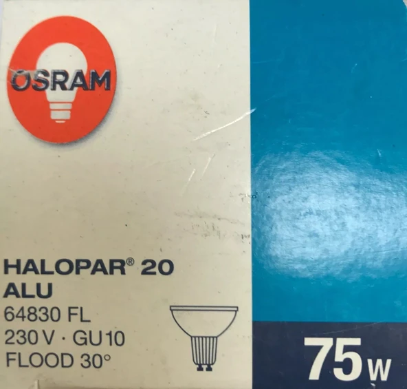 OSRAM 64830 FL 75 Watt GU10 30° Halojen Ampul - ÖZEL AMPÜL - 2