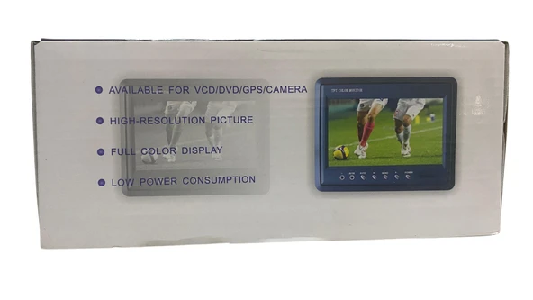 ROSE MR-70HD HDMI-VGA-AV GİRİŞLİ VCD-DVD-GPRS-KAMERA MONİTÖRÜ - Resim 5