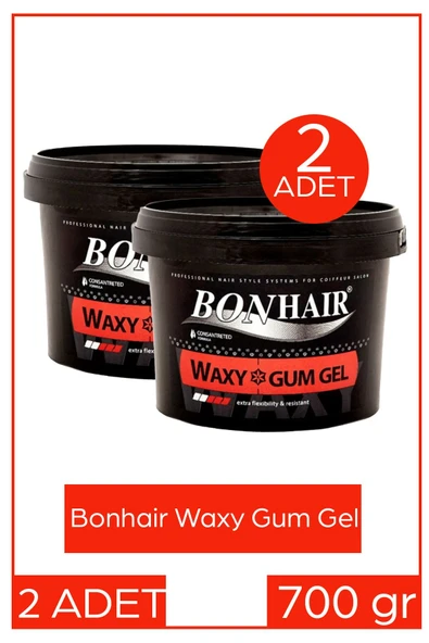 Bonhair Jöle Waxy Gum 700ml 2 Adet Eko Paket ürün görseli