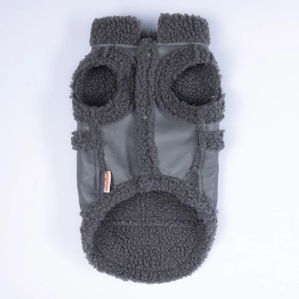 Pawstar Gri Churchill Su Geçirmez Küçük Irk Köpek Yeleği - Resim 5