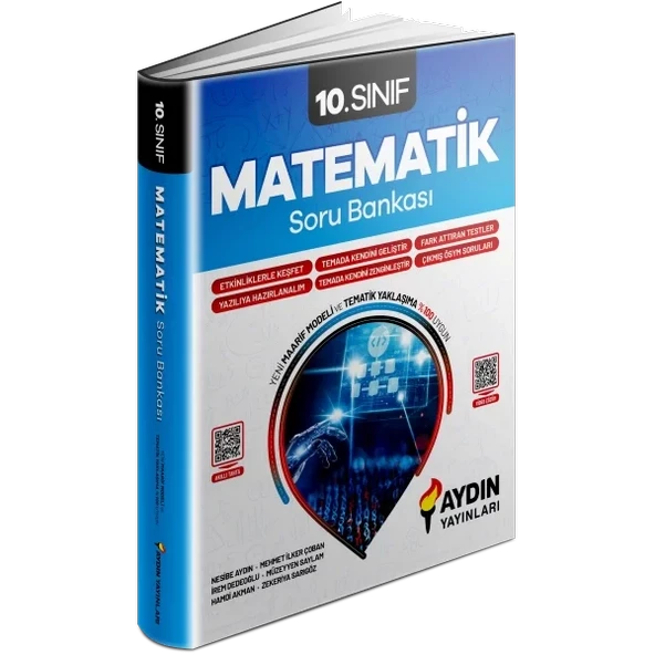 Aydın 10. Sınıf Matematik Soru Bankası Yeni ürün görseli 1