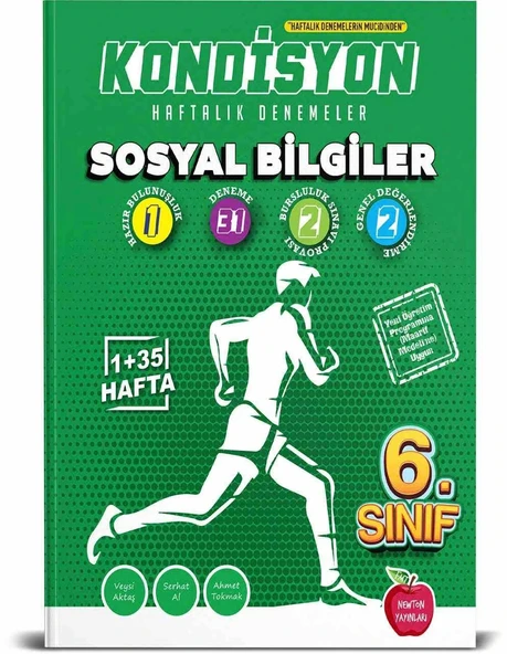 Newton 6.Sınıf Kondisyon Sosyal Bilimler Haftalık Kazanım Denemeleri 36 Hafta ürün görseli