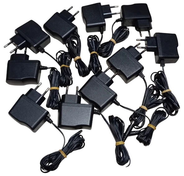 10 Adet DC 12V 0.5A Arduino Adaptörü Deney Enerji Besleme Güç Kaynağı Priz Tipi Adaptör - Resim 2