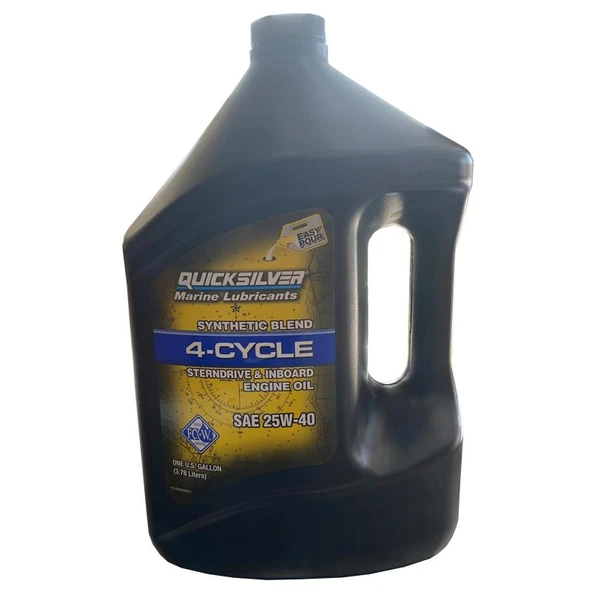 QUİCKSİLVER 4 CYCLE SAE 25W40 MOTOR YAĞI TEKNE ürün görseli 1