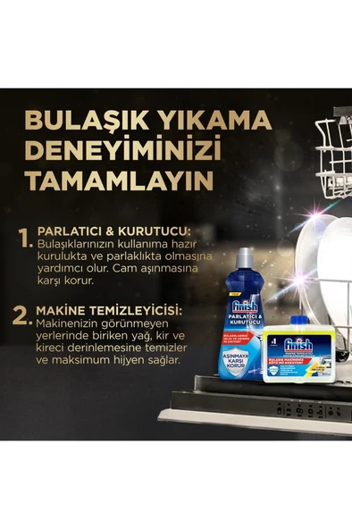 Finish Ultimate Hepsi Bir Arada 85 Kapsül Bulaşık Makinesi Deterjanı Tableti - 7