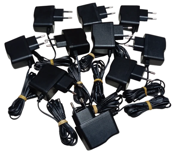 10 Adet DC 12V 0.5A Arduino Adaptörü Deney Enerji Besleme Güç Kaynağı Priz Tipi Adaptör - Resim 8