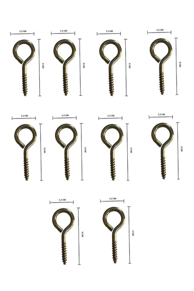 Kapalı Piton Kanca 17x50 (Boyut 12mm*30mm) (10 Adet) ürün görseli