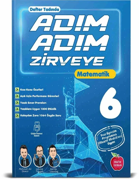 Newton 6.Sınıf Matematik Adım Adım Etkinlikli Konu Anlatımlı Soru Bankaları ürün görseli