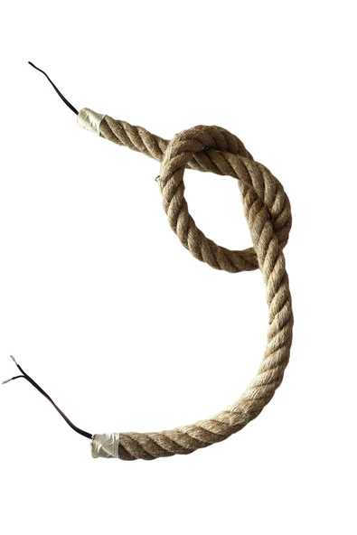 20 mm Jüt Hasır Kablo (2*0,75) 1 Metre - Resim 2