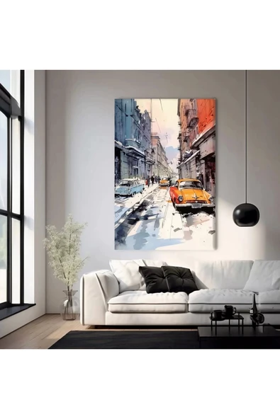 Kışın Sessizliği Kanvas Tablo ürün görseli