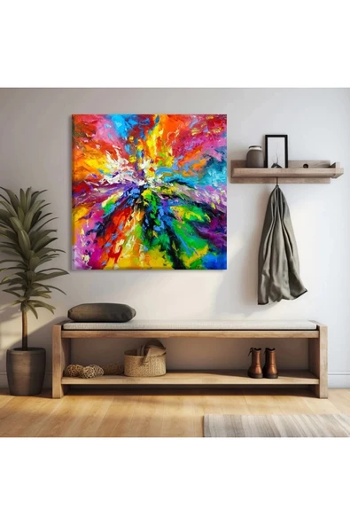 Renk Cümbüşü Kanvas Tablo ürün görseli