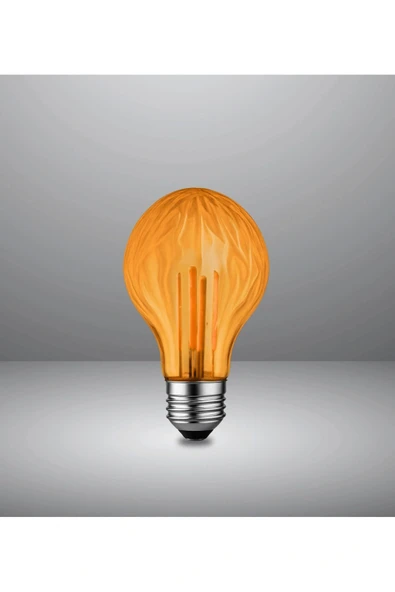 Mini Tasarım E27 Rustik Ampul Vintage Amber(4,5W - 500 Lümen)- (KIRILMAZ PLASTİK GÖVDE) - Resim 2