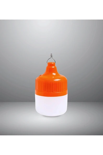 50W Usb Şarjlı Kamp Ampulü - Şarjlı Kamp Çadır Lambası 6500K - 1