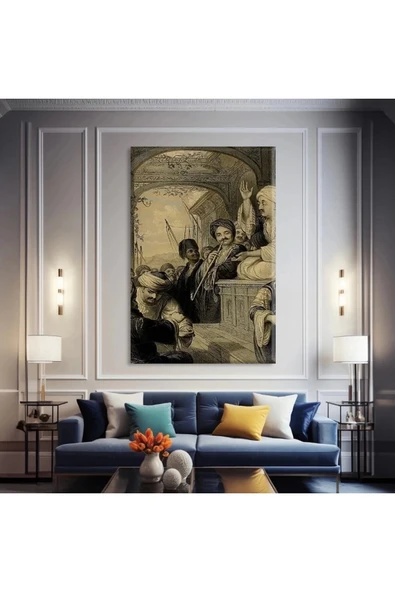 Sokak Müzisyenleri Kanvas Tablo - Resim 2