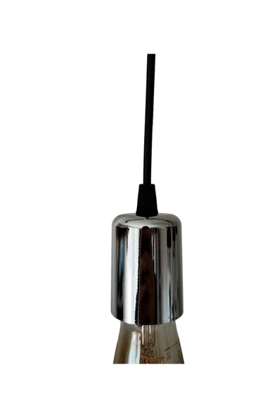 Sarkıt Lale Duy (Gümüş Renk) (AMPUL DAHİL DEĞİLDİR) 70cm Plastik - 2