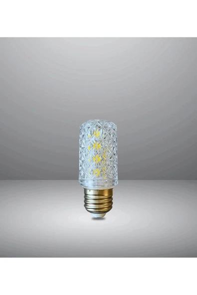 10W Dekoratif Kristal Ampul E27 Led Beyaz Renk 1200 Lümen - 2