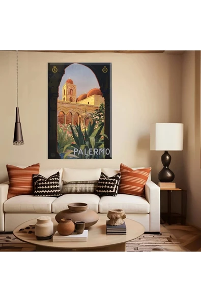 Palermo Vintage Kanvas Tablo ürün görseli