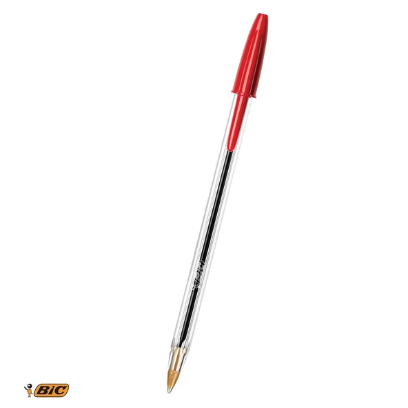 Bic Cristal Original Medium Tükenmez Kalem 50 Li Kırmızı - Resim 2