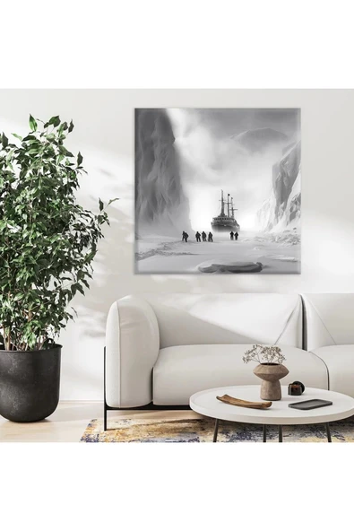 Kutup Keşfi Kanvas Tablo ürün görseli