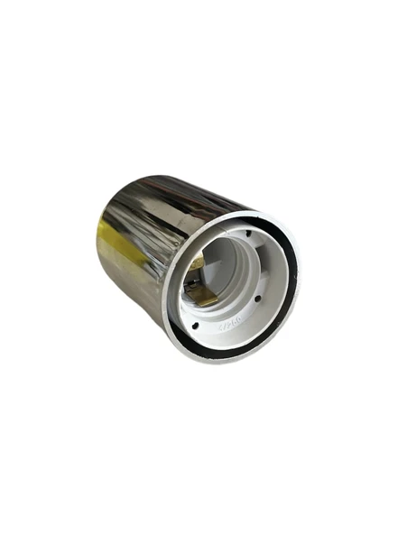 Duy Lalesi ve E27 Duy (Gümüş Renk) Plastik (2 ADET) - 3