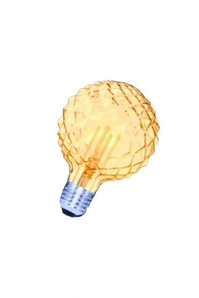 Özel Tasarım E27 Rustik Ampul Vintage Amber (4,5W - 500 Lümen)-(KIRILMAZ PLASTİK GÖVDE) - 4