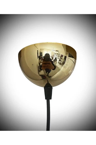 Sarkıt Lale Duy (Gold Renk) (AMPUL DAHİL DEĞİLDİR) 70cm Plastik - Resim 3