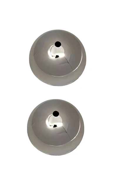Tavan Rozansı (Sarkıt Avize İçin) 10Cm (Gümüş Renk) (2 Adet) Plastik - 1