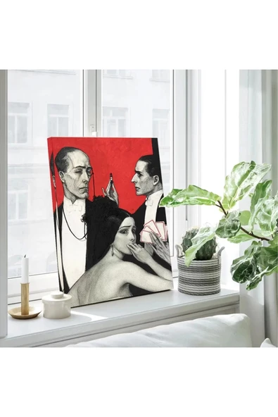 Sessiz Sevgililer Kanvas Tablo - Resim 3