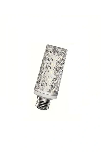 15W Dekoratif Kristal Ampul E27 Led Uzun Beyaz Renk 1600 Lümen - 2