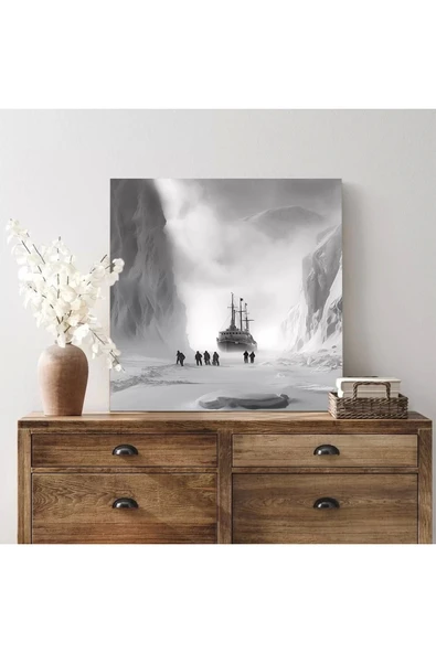 Kutup Keşfi Kanvas Tablo - Resim 3