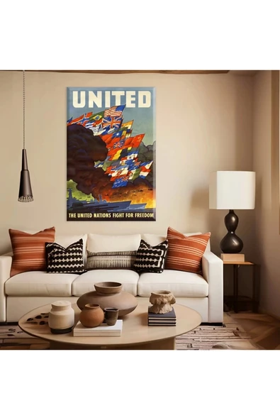 Birleşik Özgürlük Kanvas Tablo ürün görseli