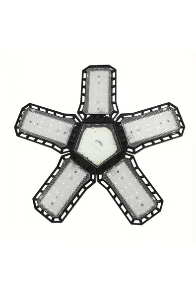 60W 5 Kanatlı Led Ampul E27 Yüksek Tavan Aydınlatma Beyaz Renk - 6600 Lümen ürün görseli