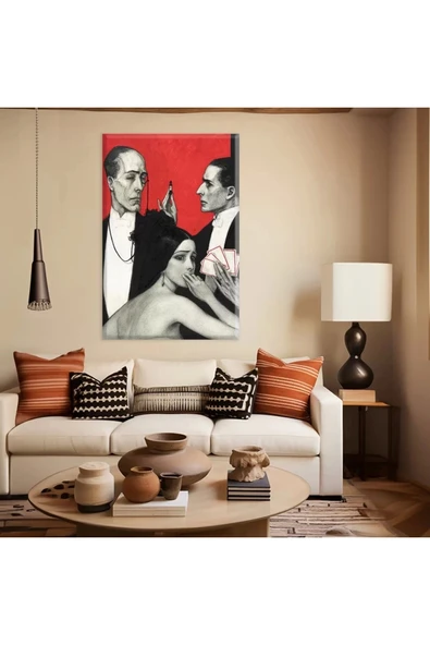 Sessiz Sevgililer Kanvas Tablo ürün görseli