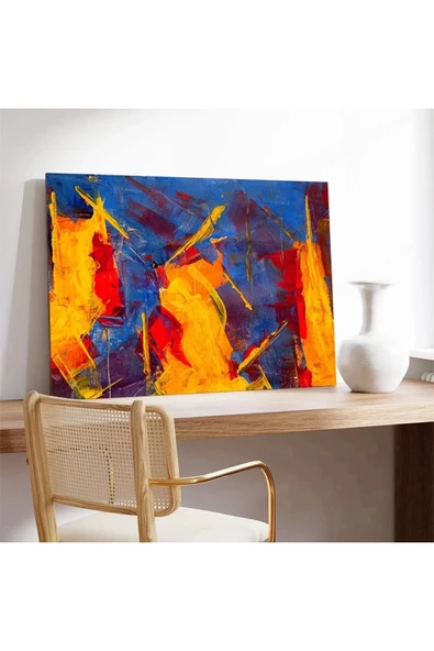 Alevler İçinde Tutku Kanvas Tablo - Resim 3