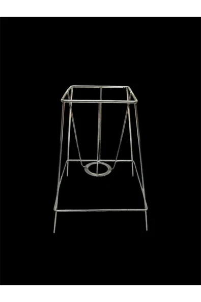 Masa Lambası İskelet Teli 3mm Paslanmaz Galvaniz Metal (2 Metre Arapuarlı Duy Dahil) - 3