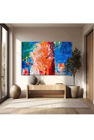 Sıcak Soğuk Karşılaşması Kanvas Tablo ürün görseli
