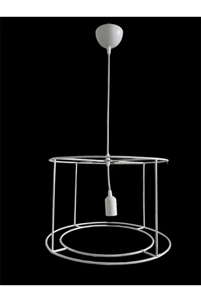 Avize İskelet Teli Büyük Boy 5mm Metal Premium (Duy Takımı Dahil) C - 3