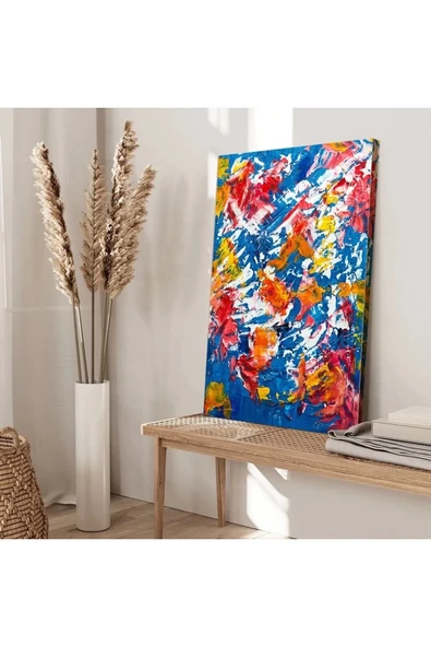 Renk Fırtınası Kanvas Tablo - Resim 3