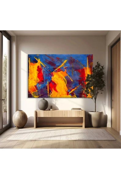 Alevler İçinde Tutku Kanvas Tablo ürün görseli