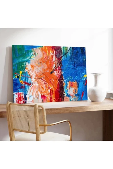 Sıcak Soğuk Karşılaşması Kanvas Tablo - Resim 3