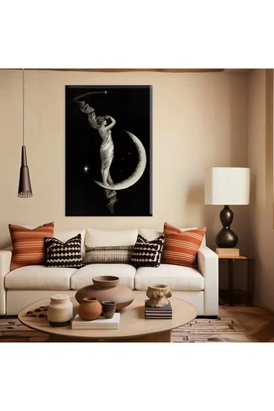 Luna Vintage Kanvas Tablo ürün görseli