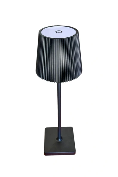 Dokunmatik Dimerli, Şarjlı Masa Lambası RGB Renk Modlu (1 Adet) - Resim 4