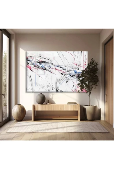 Modern Çizgilerin Zarafeti Kanvas Tablo ürün görseli