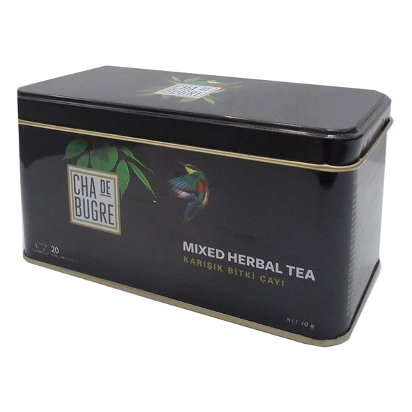 Cha De Bugre Form Karışık Bitki Çay Mixed Herbal Tea 20 Süzen Poşet - 2