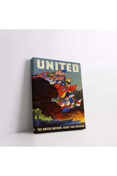 Birleşik Özgürlük Kanvas Tablo - Resim 2