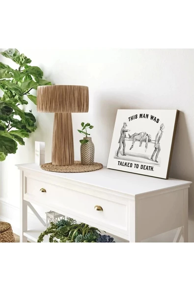 This Man Was Kanvas Tablo - Resim 3