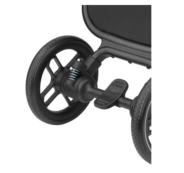 Soho Kompakt Seyahat Sistem Olabilen Otomatik Katlanan Bebek Arabası Essential Graphite - Resim 6